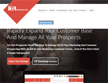 Tablet Screenshot of hotprospector.com